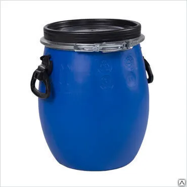 Фото №0 Пластиковая бочка 30 литров с крышкой под обруч арт. БП 30