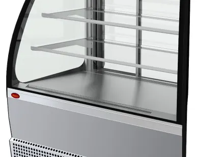 фото Витрина холодильная Veneto VS-UN, нерж. (угол наружный), раздвижная дверь