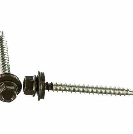 Фото №0 Саморез кровельный 4,8х51 RAL8019