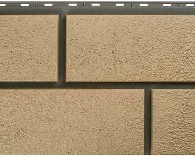 фото Фасадная панель Камень Неаполитанский (слоновая кость)