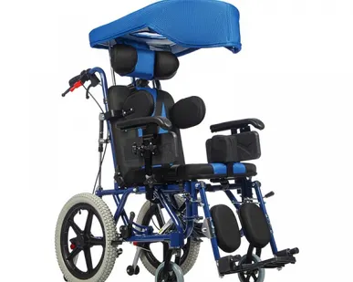 фото Кресло - коляска для детей с ДЦП Olvia 200 PU ОРТОНИКА (17", 43 см, 61 см, 26 кг)