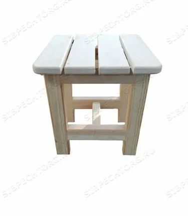 Фото №0 Табурет Осина -Сосна