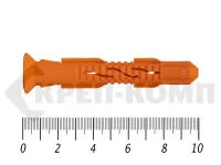 Фото №0 Дюбель рамный без шурупа 14х 100 ПОТАЙ полипропилен под м10 (50 шт)