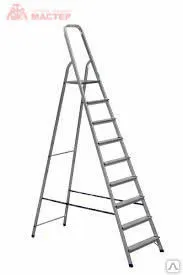 фото Стремянка алюминиевая Алюмет 9 ступеней 187см