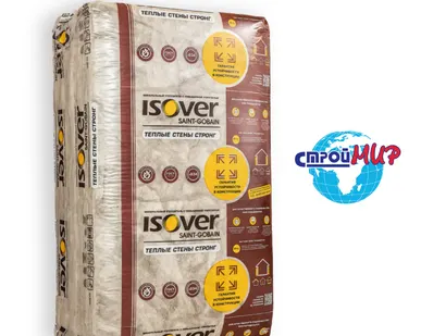 фото Утеплитель ISOVER Теплые Стены Стронг 50/610х1000 мм Е/К (1 уп-6.1 м2) (пал/40 шт)