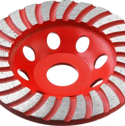 Фото №0 Чашка алмазная шлифовальная по бетону ЗУБР &quot;МАСТЕР&quot; 115мм 33375-115