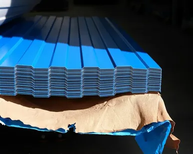 фото Профлист С-8 / синий / 0.45 мм - RAL 5005 / Сигнальный синий - Глянцевая - с ЛКП - Первый - С-8 - Стандартные - Розница