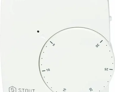 фото Термостат комнатный электронный STOUT WFHT-DUAL включ. дистанционный датчик «в пол» L=3 м