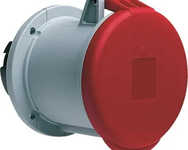 фото Розетка панельная прямая 63A, 2P+E, 230V, IP44 (CEW 263 RU6) 2CMA167510R1000 ABB