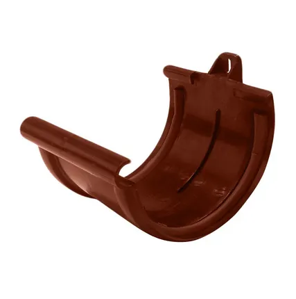 Фото №0 Соединение желоба коричневое Мурол