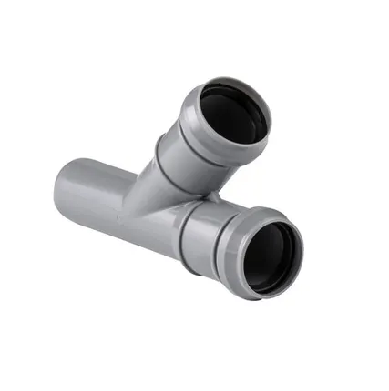 Фото №0 Тройник ВК ПП 32/32х67, серый,S