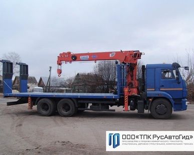 фото Эвакуатор КамАЗ 65117 с КМУ Kanglim