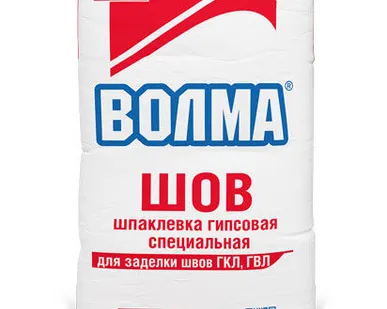 фото ВОЛМА Смесь сухая гипсовая отделочная Волма-шов (25кг)