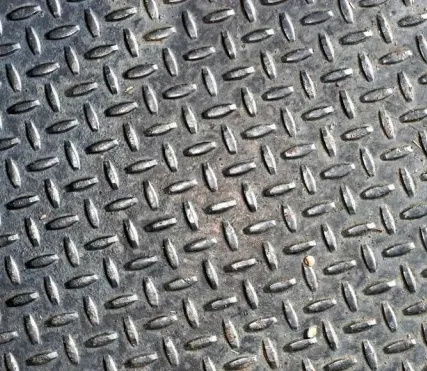 Фото №1 Лист рифленый, нержавеющий, стальной