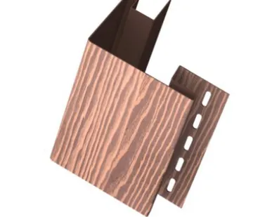 фото Наружный угол для винилового сайдинга 3050мм, Дуб мореный Ю-Пласт