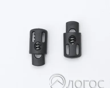 фото Фиксатор пластик 1 отв. 25х5, черный