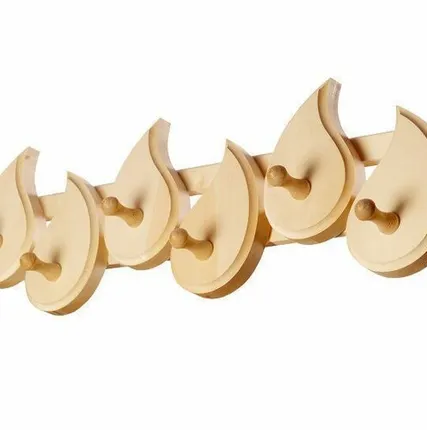 Фото №0 Вешалка (липа) 6 крючков 300х550 "ОГОНЁК" (2-й вид)