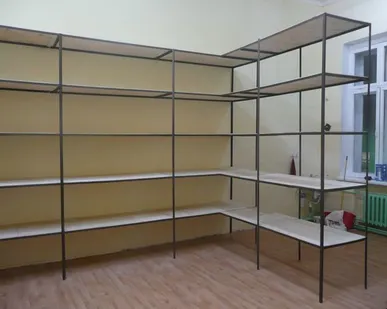фото Изготовление стеллажей металлических для технических помещений