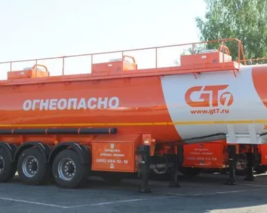 фото Полуприцеп-цистерна бензовоз ППЦ-28 (3 отсека), транспортировщики СНП