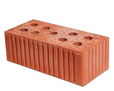 фото Кирпич рядовой керамический полнотелый утолщенный рифленый пустотность 12%