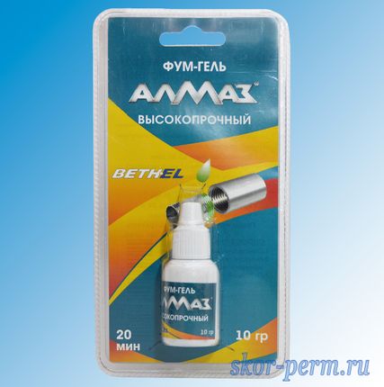 Фото №0 Фум-Гель АЛМАЗ Высокопрочный (10г), блистер