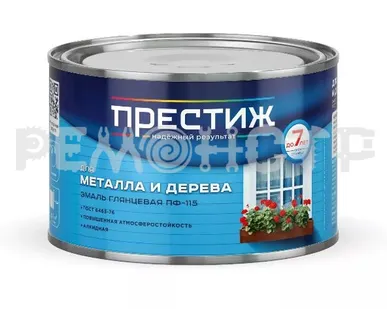 фото Эмаль ПФ-115  0,4кг ярко-зеленая ПРЕСТИЖ (28/1400) зз (под заказ)