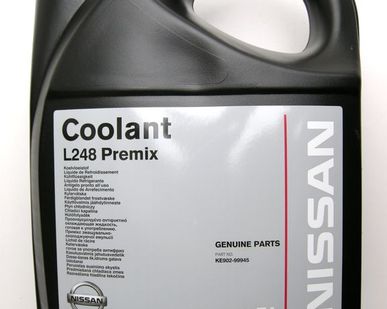 фото Антифриз Nissan зелёный (5 л) КЕ90299945