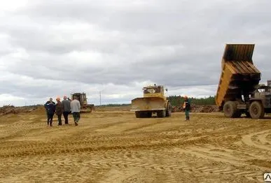 фото Подготовительные работы на строительной площадке