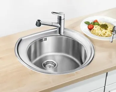 фото Кухонная мойка Blanco Rondoval Полированная сталь 513313 Blanco