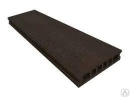 Фото №0 Доска из полимерных композитов (ДПК) "Тёмный шоколад"