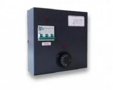 фото Пульт управления электроводонагревателем Пирамида ПУ ЭВН 3/6 с автоматическ