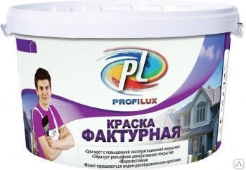 фото Профилюкс ВД краска Фасадная, фактурная - 9кг