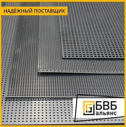 Фото №0 Лист перфорированный нержавеющий AISI 304 (аналог 08Х18Н10)