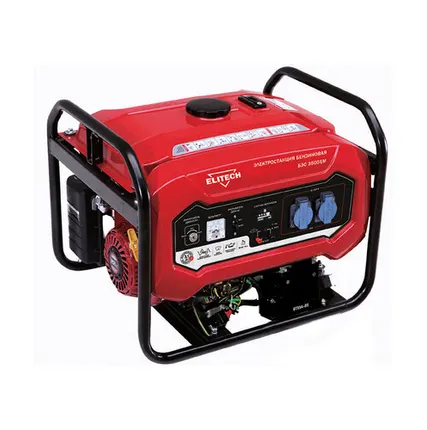 Фото №0 Бензогенератор Elitech БЭС 3500 ЕМ (2,8 кВт)