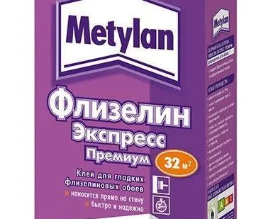 фото Клей обойный &quot;МЕТИЛАН&quot; Флизелин Экспресс Премиум 285г 1/18 Германия