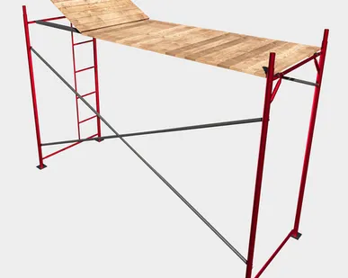 фото Леса рамные строительные ЛРСП-Д 60, 2х3 м (1 ярус под настил)