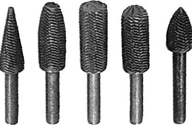 фото Шарошки металлические для фигурных отверстий, по металлу 5 шт.