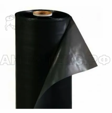 Фото №0 Пленка полиэтилен. (ПВД, 1500мм/120мкм, п/рукав Черная