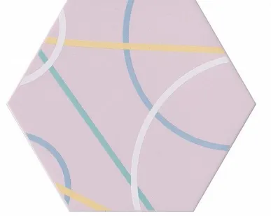 фото Плитка керам. KERAMA MARAZZI Бенидорм 231х200 декор розовый OP\C154\24022