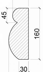 фото Наличник Н 114 ракушечник серый 19 кг/м.п.
в