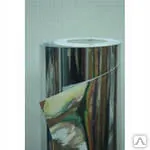 Фото №0 Виниловая пленка под Хром Серебро и черный152*1м