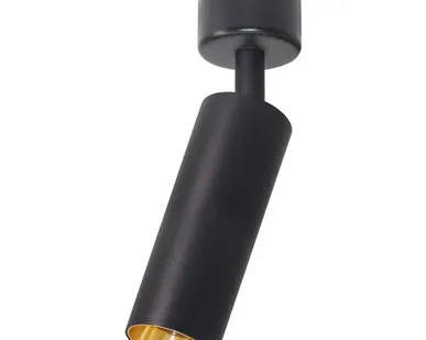 фото Светильник настенно-потолочный Feron ML1011 GU10, черный, золотой