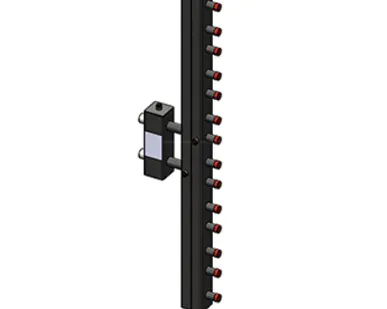 фото Гидроразделитель ZOTA с коллектором вертикальный, 7 контуров, до 70 кВт