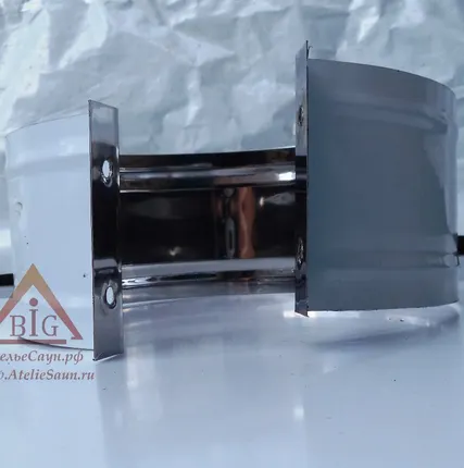 Фото №3 Хомут широкий D250 мм (под зиги, для соединения труб в изоляции)