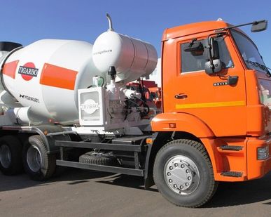 фото Услуги автобетонносмесителя 7 куб на шасси Камаз 65115