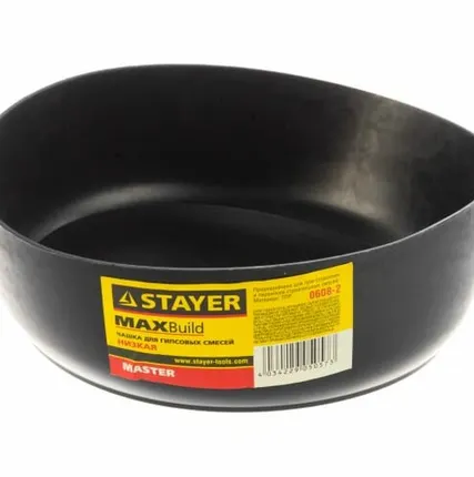 Фото №0 STAYER MASTER низкая чашка для гипса d 140х48 мм