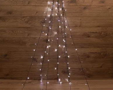 фото Гирлянда елочная с кольцом 7 нитей по 1.5м LED бел. не соединяется NEON-NIGHT 235-075