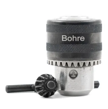 Фото №0 Патрон сверлильный Bohre трехкулачковый с ключом 1,5-13 мм 1/2"-20 UNF