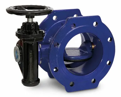 фото Затвор фланцевый с двойным эксцентриком DN1000 PN10 ROCO WAVE под привод AUMA