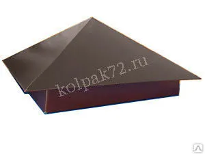 Фото №0 Колпак на столб забора №3 (390*390мм)